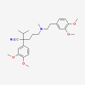 Chemical structure of Verapamil