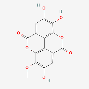 Chemical structure of 3-O-Methylellagic acid