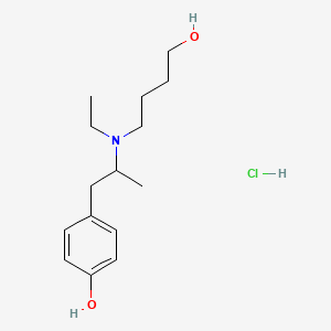 Chemical structure of O-Desmethyl Mebeverine alcohol hydrochloride