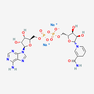 Chemical structure of NADH disodium salt