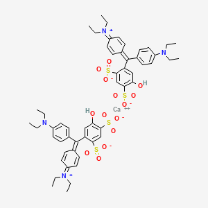 Chemical structure of Patent Blue V calcium salt