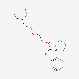 Chemical structure of Pentoxyverine