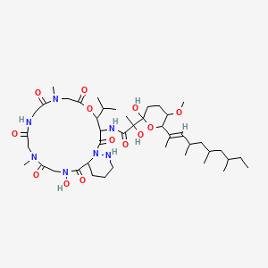 Chemical structure of Verucopeptin