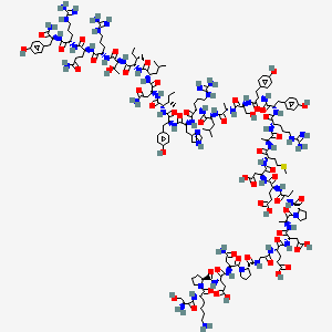 Chemical structure of 3-36-Neuropeptide Y (human)