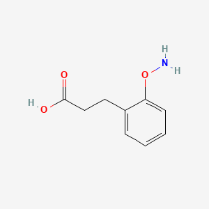 Chemical structure of L-2-Aminooxy-3-phenylpropanoic acid