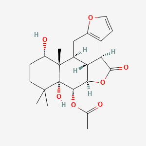 Chemical structure of Bonducellpin D