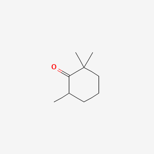 Chemical structure of 2,2,6-Trimethylcyclohexanone