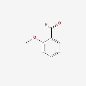 Chemical structure of 2-Methoxybenzaldehyde