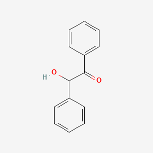 Chemical structure of Benzoin