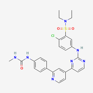 Chemical structure of hSMG-1 inhibitor 11j