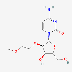 Chemical structure of 2'-O-(2-Methoxyethyl)-cytidine