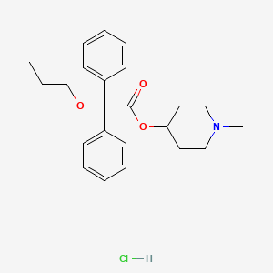 Chemical structure of Propiverine hydrochloride