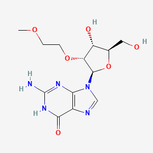 Chemical structure of 2′-O-(2-Methoxyethyl)guanosine