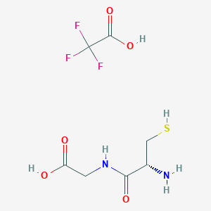 Chemical structure of Cysteinylglycine TFA