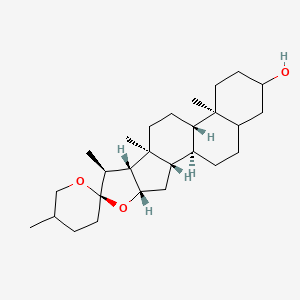 Chemical structure of Spirostan-3-ol