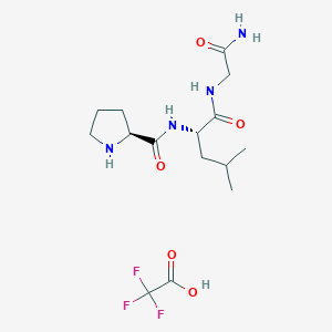 Chemical structure of MIF-1 TFA