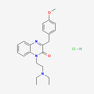 Chemical structure of Caroverine hydrochloride