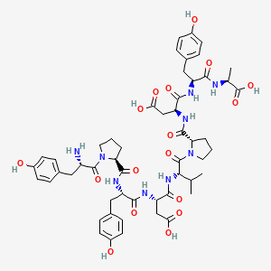 Chemical structure of HA Peptide TFA