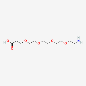 Chemical structure of Amino-PEG4-acid