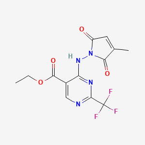 Chemical structure of AP-1/NF-κB activation inhibitor 1