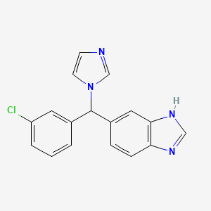 Chemical structure of Liarozole
