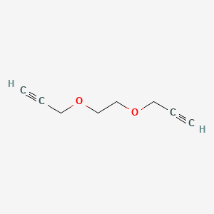 Chemical structure of Bis-propargyl-PEG1