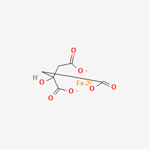 Chemical structure of Ferric citrate