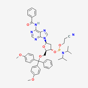Chemical structure of DMT-dA(bz) Phosphoramidite