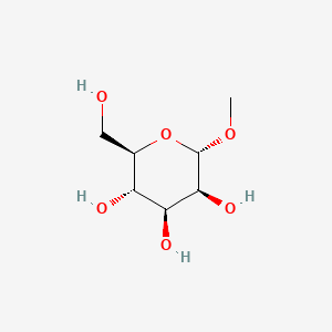 Chemical structure of Methyl α-D-mannopyranoside