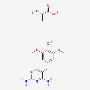 Chemical structure of Trimethoprim lactate