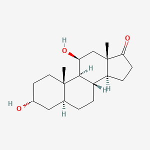 Chemical structure of 11β-Hydroxyandrosterone