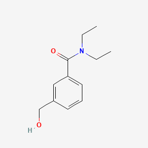 Chemical structure of ω-Hydroxy-DEET