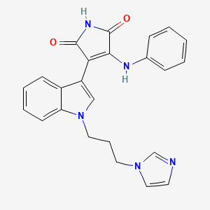 Chemical structure of PKCβ inhibitor 1