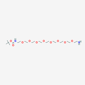 Chemical structure of Boc-NH-PEG8-CH2CH2NH2