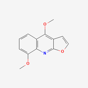 Chemical structure of γ-Fagarine