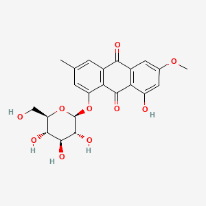 Chemical structure of Physion 8-O-β-D-glucoside