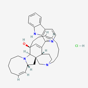 Chemical structure of Manzamine A hydrochloride
