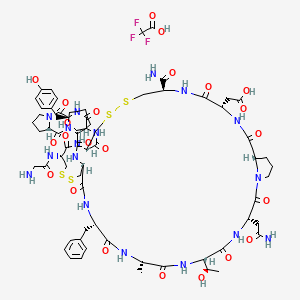 Chemical structure of α-Conotoxin AuIB TFA