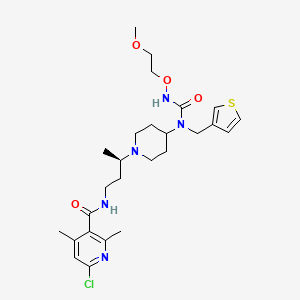 Chemical structure of (S,R,S)-AHPC-C3-NH2 hydrochloride