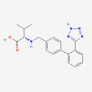 Chemical structure of Devaleryl Valsartan Impurity