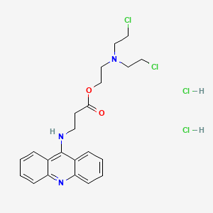 Chemical structure of Amustaline dihydrochloride