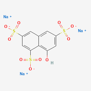 Chemical structure of ζ-Stat trisodium