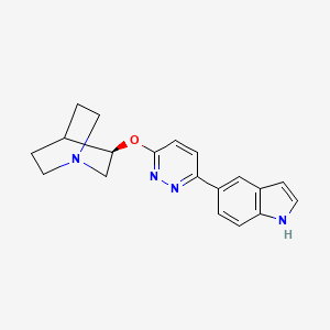 Chemical structure of ABT-107