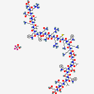 Chemical structure of IKKγ NBD Inhibitory Peptide TFA