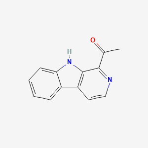 Chemical structure of 1-Acetyl-β-carboline