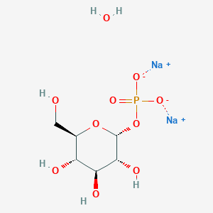 Chemical structure of α-D-Glucose-1-phosphate disodium hydrate