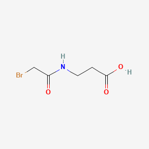 Chemical structure of N-Bromoacetyl-β-alanine