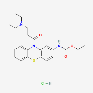 Chemical structure of Ethacizine hydrochloride