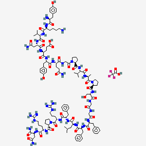 Chemical structure of Neuromedin U, rat TFA