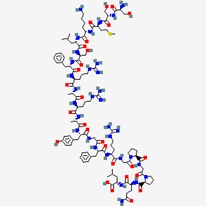 Chemical structure of Catestatin TFA
